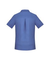 Biz Care Womens Florence Short Sleeve Shirt  (CS947LS)-Purple